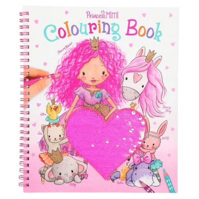 Princess Mimi Heart Colouring Book