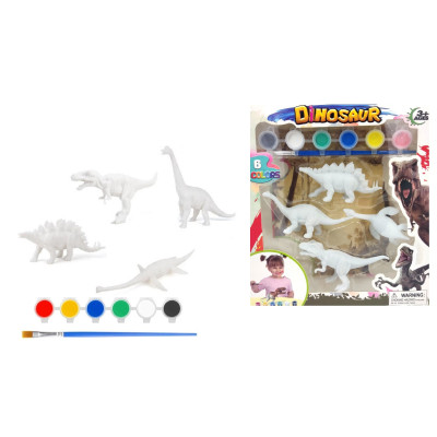 Set Dinosaurios Para Pintar-A