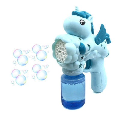 Burbujero Automático Unicornio Azul